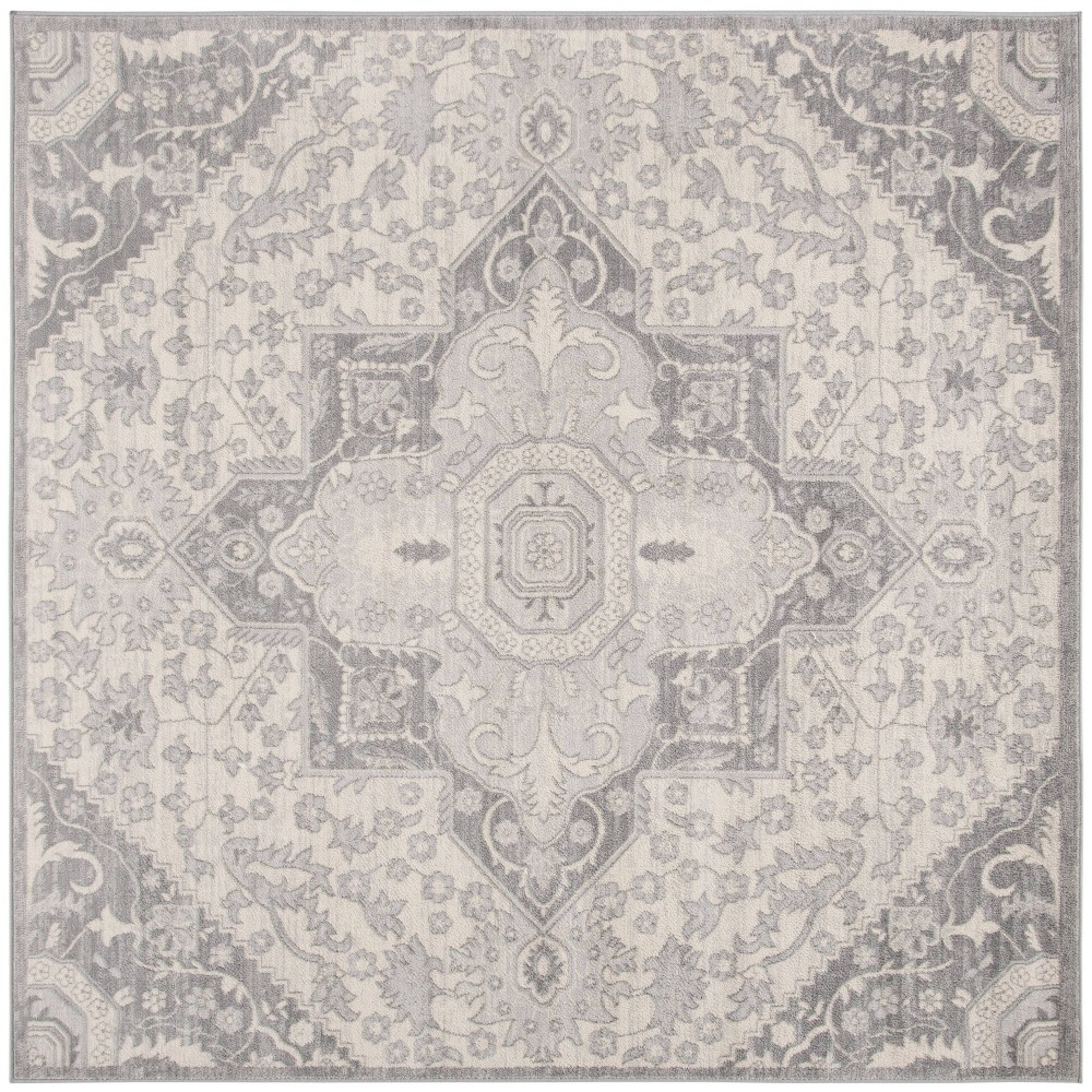 6'7inx6'7in Elyse Rug Gray/Cream - Safavieh