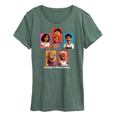 Women's - Coco - Family Is Everything Short Sleeve Graphic T-Shirt