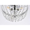 Elegant Lighting Kylie 12 inch flush mount in chrome - 4 of 4