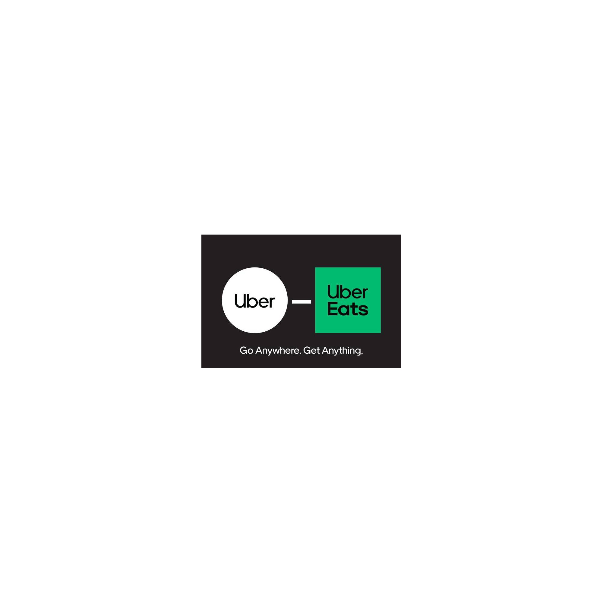 $50 Uber and Uber Eats Gift Card (Email Delivery)