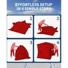 Portable Pop-Up Ice Fishing Tent, Spacious 3 to 4 Person Ice Fishing Shelter, Insulated Hub Shelter Includes Anchors, Ropes & Carry Bag - 2 of 4
