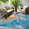 World Rug Gallery Contemporary Abstract Clouds Indoor/Outdoor Area Rug - 2 of 4