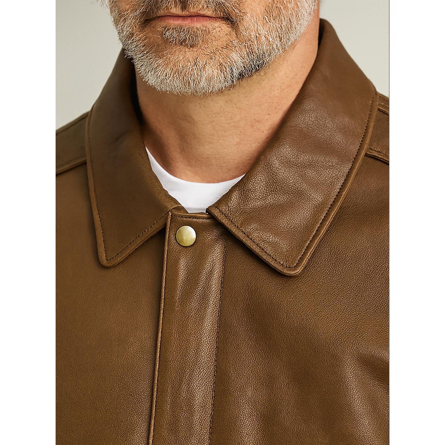 Мужская куртка Victory Outfitters Classic Leather Aviator Jacket Brown, цвет: Коричневый — фото 3