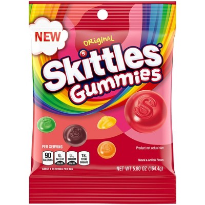 Skittles Original Gummies Peg - 5.8oz