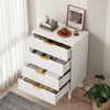 4 Drawer Dresser for Bedroom, Modern Nightstand, Chest of Drawers with Deep Drawers, Wooden Dresser, Side Table for Living Room, Hallway - 4 of 4