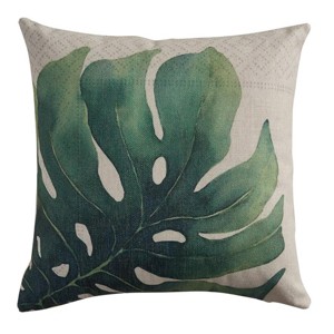 Split P Tropical Leaf Pillow Cover - 1 of 3