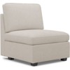 Belffin Chenille Middle Seat - Modular Storage Module with Skin-Friendly Fabric & Natural Hues - 3 of 4