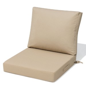 Crestlive Products Outdoor Deep Seat Cushion Set Patio Furniture Cushions with Removable Cover for Chair Sofa Couch - 1 of 4