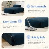 Oversized Modular Sofa Upholstered Sofa Sleeper Sofa, No Assembly Needed, Fully Compressed, Beige/Khaki/Dark Blue-ModernLuxe - 3 of 4