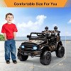 2 Seater Ride On Car, 12V Electric Truck with Parent Remote Control, Spring Suspension, Kids Electric Vehicle for Aged 3-8 Years - 3 of 4