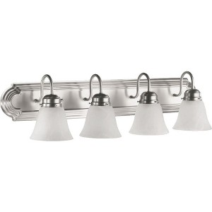 Quorum Lighting 4 - Light Vanity in  Satin Nickel - 1 of 1