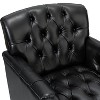 Enrique Traditional Genuine Leather Armchair with Turned Legs| ART OF LIVING DESIGNS - 4 of 4