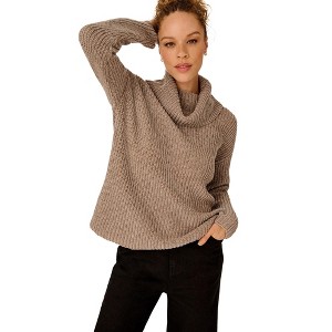 ellos Chenille Turtleneck Sweater - 1 of 4
