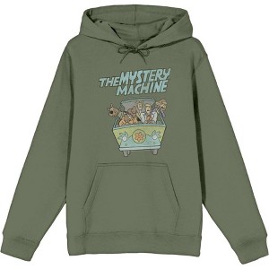 Scooby Doo The Mystery Machine Adult Long Sleeve Hoodie - 1 of 2
