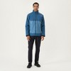 Anna-Kaci Active Men's Lightweight Zip-Up Windbreaker Jacket with High Collar and Zipper Pockets - 3 of 4