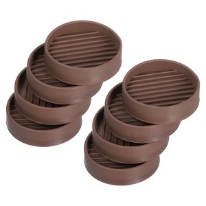 Unique Bargains Round Non-Slip Furniture Chair Leg Floor Protectors 8 Pcs - 1 of 4