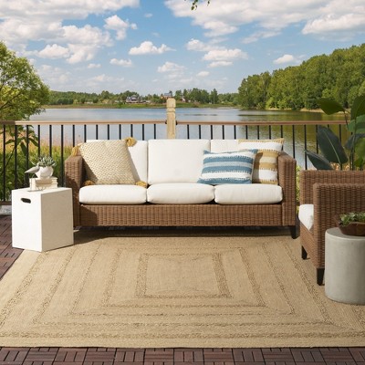 Natural Seagrass Flat Woven Handmade 8' x 10' Rug