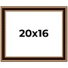 PosterPalooza | Weathered Gold Picture Frame - UV Acrylic, Backing Board, Hanging Hardware Included - 2 of 4