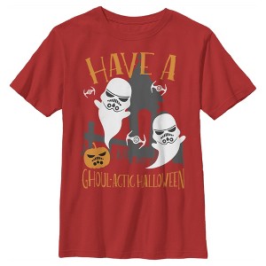 Boy's Star Wars Ghoulactic Halloween Stormtrooper T-Shirt - 1 of 4