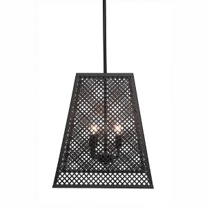 Toltec Lighting Corbello 4 - Light Pendant in  Espresso - 1 of 1