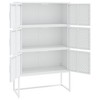 vidaXL Highboard White 31.5"x13.8"x53.1" Steel - 4 of 4