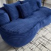 Sapphtopaz High Back Corduroy Bean Bag Chair Lazy Sofa Chair Bean Bag Chairs for Adults Couch for Adults and Kids for Gaming, Watching TV - 3 of 4