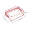 Unique Bargains Clear PVC Travel Toiletry Bag Cosmetic Bag with Zipper for Travel and Home Storage - image 2 of 4