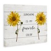 Stupell Industries Sunshine is my Favorite Color Canvas Art - 2 of 4