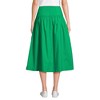 Lands' End Women's Poplin Drop Waist Midi Skirt - 2 of 4