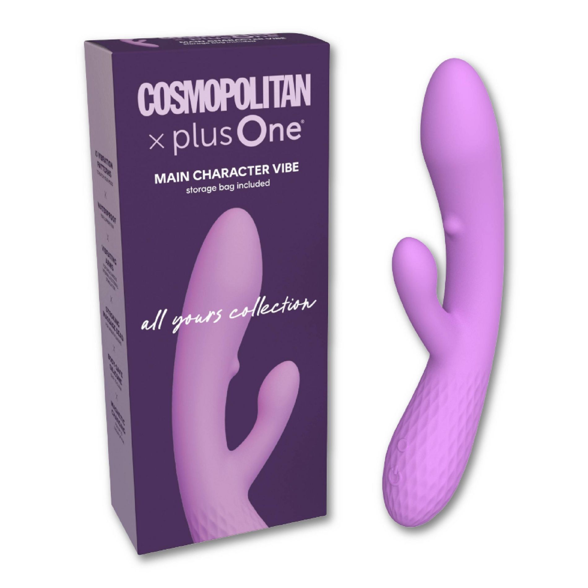 plusOne x Cosmopolitan Main Character Vibrator