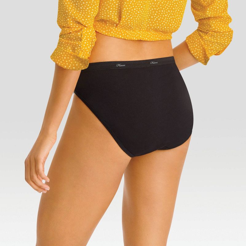 Hanes Women's 6+3pk Free Cotton Hi-Cut Underwear - Colors May Vary, 5 of 7