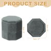 Unique Bargains Velvet Octagon Wedding Proposal Engagement 2 Slot Jewelry Storage Ring Box - 2 of 4