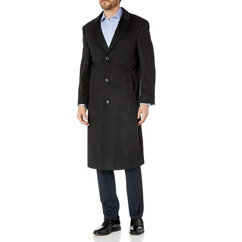 Adam Baker Men's 40902 Single Breasted Wool Cashmere Full Length ...