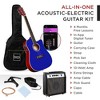 Best Choice Products Beginner Acoustic Electric Guitar Starter Set 41in w/ Wood Cutaway Design, Gig Bag - 3 of 4