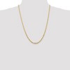 Black Bow Jewelry 4mm 14k Yellow Gold Diamond Cut Light Rope Chain Necklace - 2 of 4