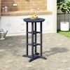 WestinTrends Malibu 42" All Weather HDPE Outdoor Patio Bar Height Bistro Table - Round - 2 of 4