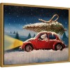 Amanti Art Mouse with Christmas Tree by Lucia Heffernan Canvas Wall Art Print Framed 24 x 18-in. - image 2 of 4