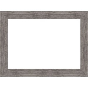 Amanti Art Pinstripe Plank Grey Narrow Framed Dry Erase Magnetic Board - 1 of 4