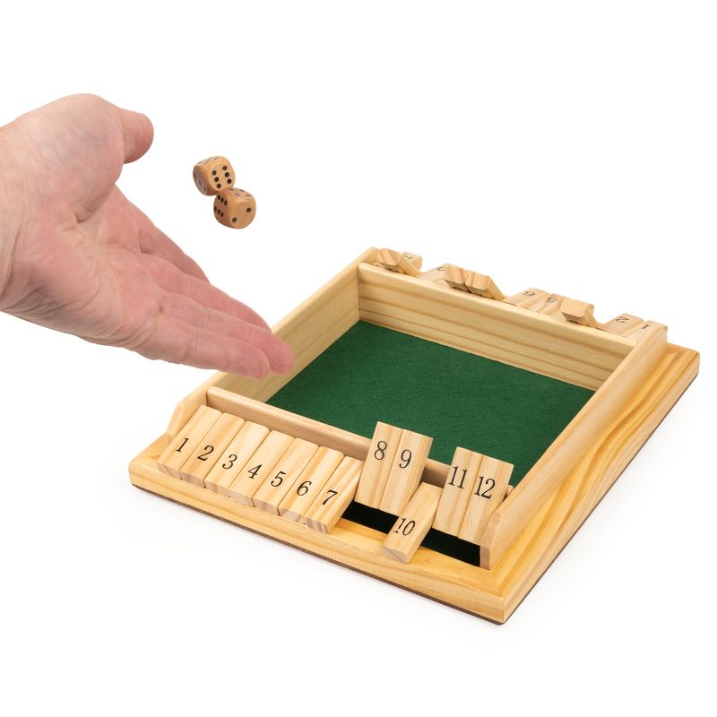Game Gallery 2-Player Shut the Box Classic Game, 2 of 9