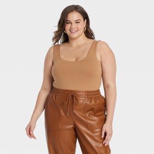 Women's Seamless Tank Bodysuit - A New Day™ - 1 of 3