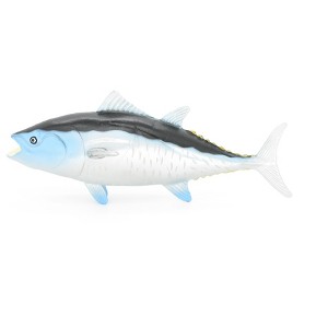 Collectible Wildlife Gifts | Bluefin Tuna, Fish,  Realistic Rubber Figure, Model, Animal, Hand Painted Figurines,     7"     CH019 BB71 - 1 of 4