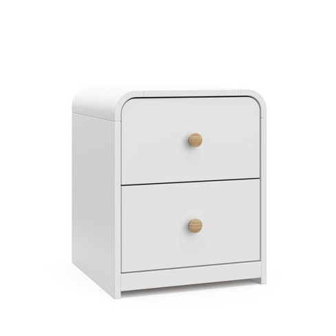 Storkcraft Next Santos Nightstand - White