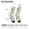 Cute Snowman Women Printed Crew Socks Funny Funky Socks Soft Polyester Novelty Gifts for Artists Men - 2 of 4