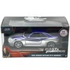 Jada Nissan Skyline GT-R (R33)  Silver/Purple Fast & Furious 1:32 Scale - 2 of 4