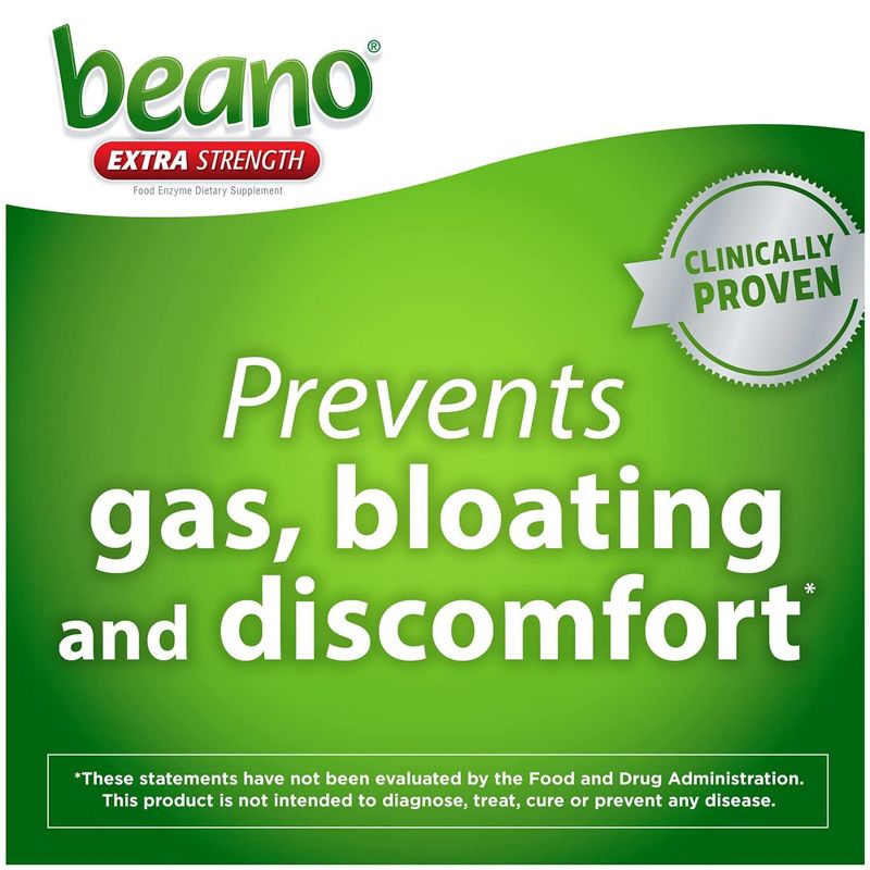 Beano Ultra 800 Gas Relief Prevention and Digestive Enzyme Supplement - 110ct, 6 of 8