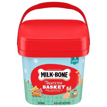 Milk-Bone Treatster Basket Beef Flavored Dog Treats - 24oz