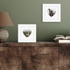 Americanflat 4x4 Picture Frame with Heart Mat Insert and Shatter-Resistant Glass - Signature Collection - 6x6 Picture Frame without Mat - White - 4 of 4