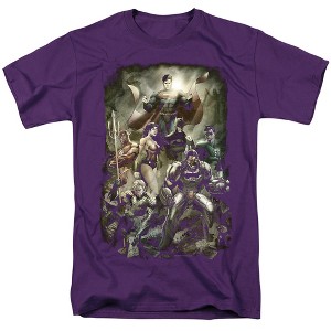 Jla Aftermath Adult T-Shirt - 1 of 4