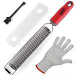 Kaluns Zester, Stainless Steel Zester with Glove and Cleaning Tool