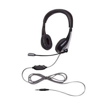 Califone 3064-usb Lightweight On-ear Stereo Headset With Gooseneck